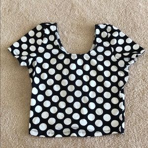 NWT polka dot shirt